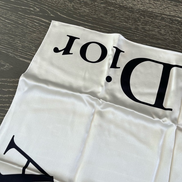 Auth VTG DIOR ‘Dior Addict’ Silk Scarf - Picture 4 of 5